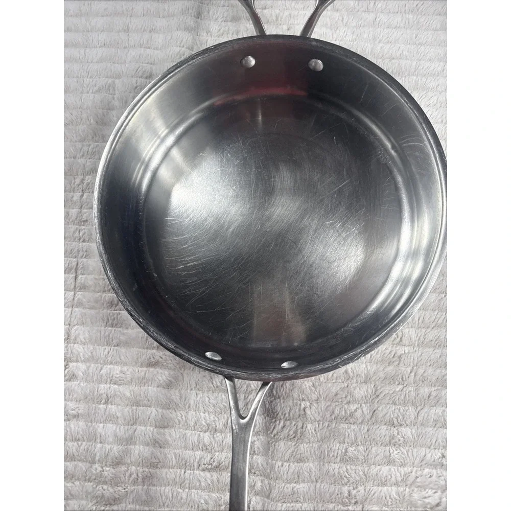 Artisan Professional Cookware Copper Bottom Stainless Steel Skillet Pan 12 Inch